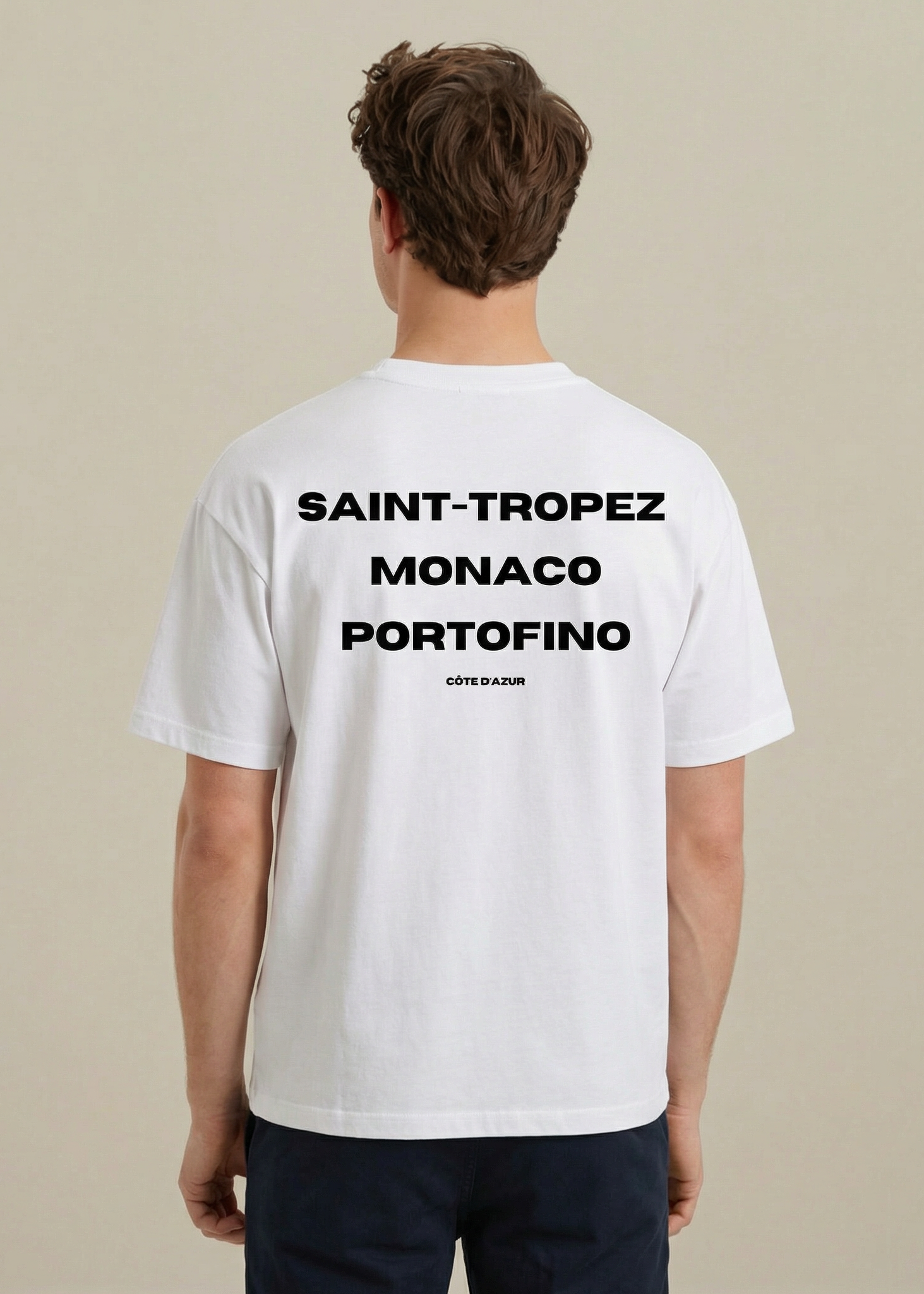 T-shirt Monaco White