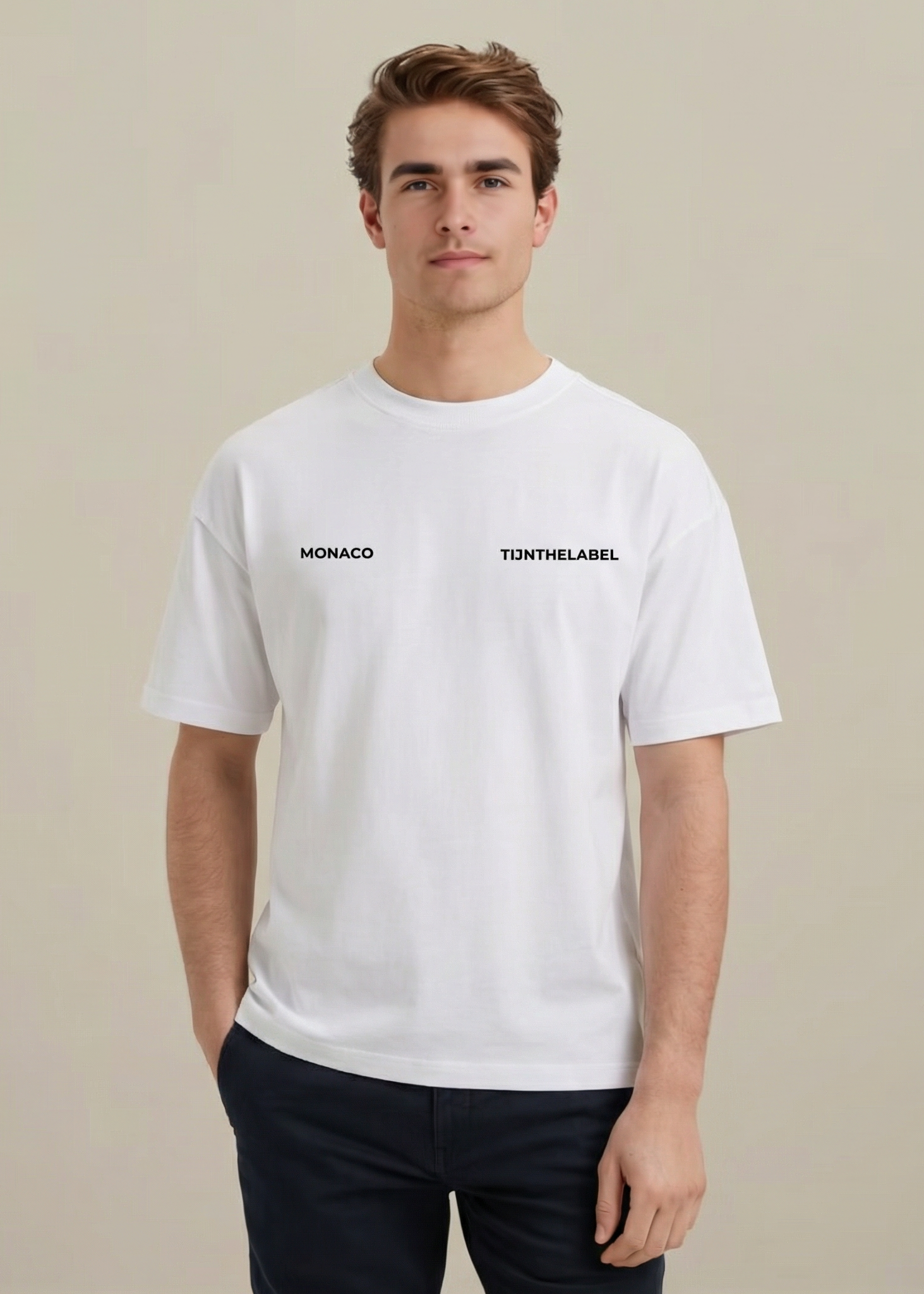 T-shirt Monaco White